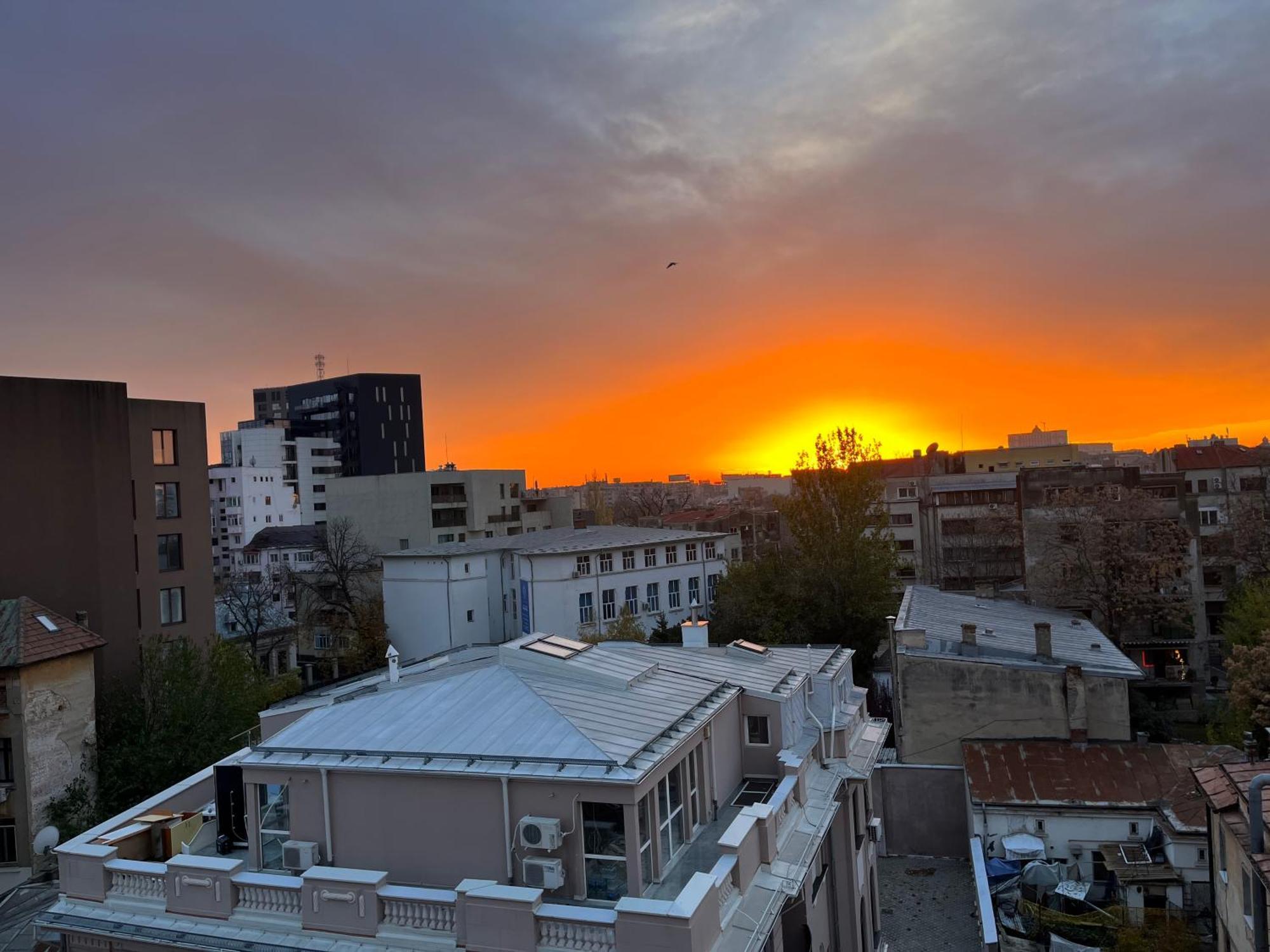 Terrace View Downtown Studio Bukurešť Exteriér fotografie