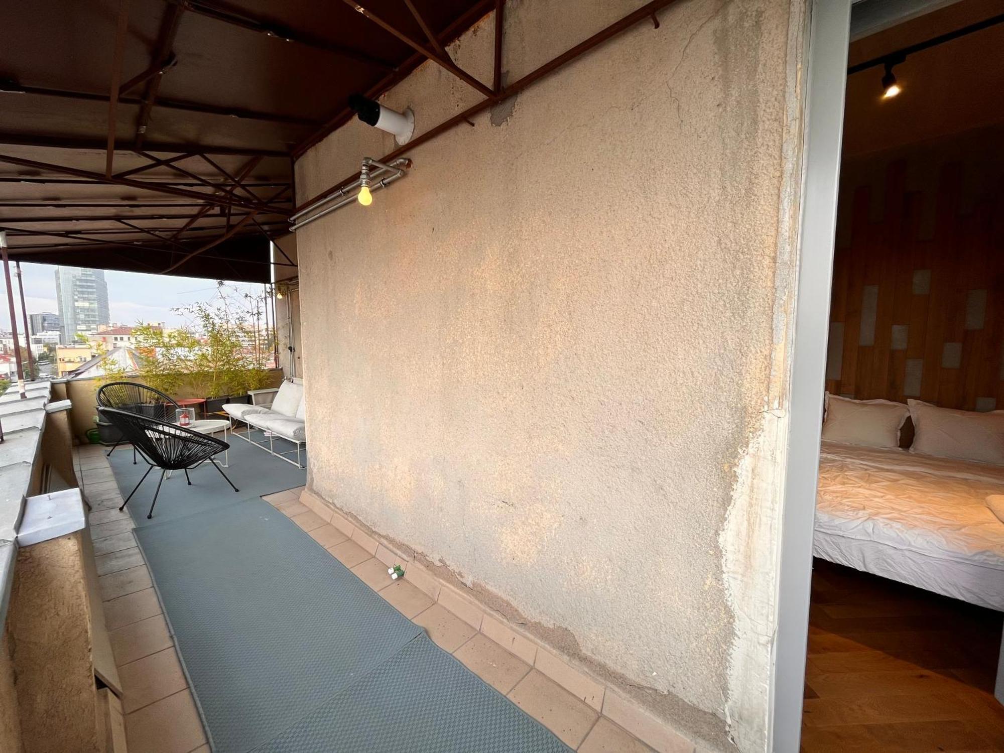 Terrace View Downtown Studio Bukurešť Exteriér fotografie